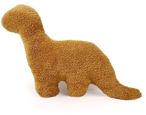 Zaloife Kuscheltier Dino Chicken Nugget, Dino-Nugget Plüschtier, Chicken Nugget Stofftier, Plüsch Dino Chicken Nugget Kissen Puppe Geschenk für Fans Kinder B