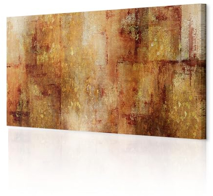decomonkey Wandbilder Abstrakt 120x40 cm 1 Teilig Leinwandbilder Kunstdruck | Strukturleinwand, Holzkeilrahmen, Bild auf Leinwand, Wanddeko, Wohnzimmer, Wanddekoration, Modern, Kunst