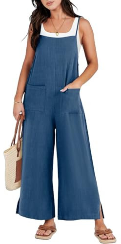 RMBLYfeiye Overall Damen Sommer Anzug Jumpsuit Festlich Arbeits Latzhose Frauen Kleidung Für