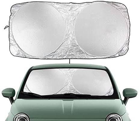 YZECEBNF Sonnenschutz Auto Frontscheibe Für Ford Transit Custom 2018-2023, Frontscheibenabdeckung Windschutzscheibe Sonnenblende Faltbarer UV-Schutzabdeckung Wärmeisolierung Autozubehör, D/165 * 80