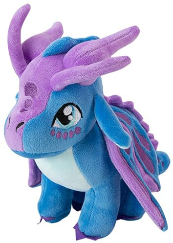 TOLLION Cuddly Soft Plush Wings Dragon Toy - Stuffed Pterosaur Flying Pillow Plushies - Gifts for Fans, Adults, Kids, Boys, Girls - 12 Inches (Blue)