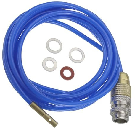 Limpiador de tuberías de alta presión, dispositivo de limpieza de tuberías de agua de alta presión, potente desatascador de desagües de alta presión para tubos M22 M24 y tubos de 1/2 pulgadas, incluye