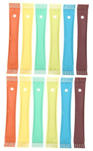 WESIEVYA 12 Pièces Peigne à Ailettes Pour Climatiseur Radiateur Conditionnement Service Kit De Nettoyage De Conduit De Sécheuse Conditionneur Peigne à Ailettes Plastique
