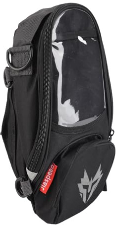 Motorcykelmagnetisk Tankväska Oxford Fabric High Strength 4.5L Stor Kapacitetsnavigeringspaket för Motorcyklar (Grå)