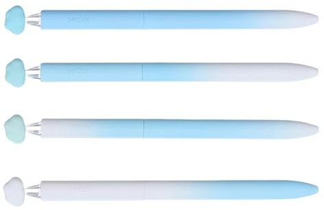 sodeber 4 penne gel a rotazione da 0,5 mm, ricaricabili, ad asciugatura rapida, strumento di scrittura per ufficio, per scrivere disegni, diari