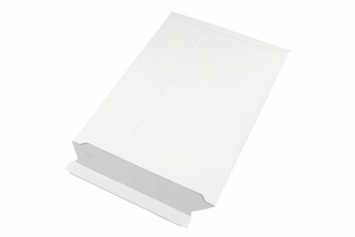 Versandtasche aus Vollpappe, A3, weiß, Abm (LxB): 320x455mm, Grammatur 450g/qm, 225 Stück, VerPal