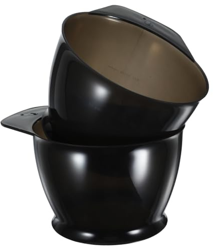 VICASKY Lot De 2 Bols De Teinture Pour Cheveux En Plastique Antidérapants 250 Ml Pour Salon Et Usage Maison Usage Professionnel Repères De Mesure