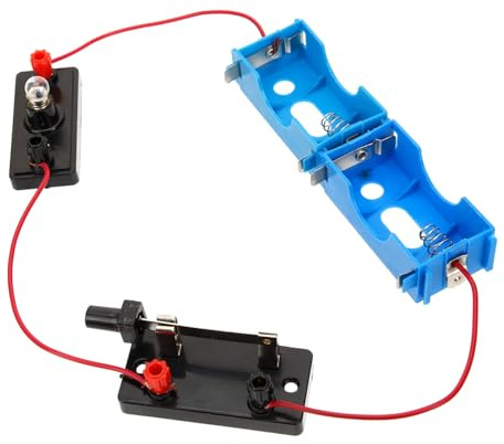 Kisangel Kits De Circuitos Eléctricos para Niños 8 a 12 Años Kit De Experimentos Científicos Interruptor Bombillas y Cables Paquete Completo para Escuela Primaria y Proyectos Educativos DIY