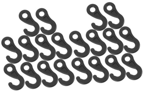 Anneome 100 Ganci in Plastica per Ganci Antivento per Tendalino Accessori per Picchetti Tende Outdoor