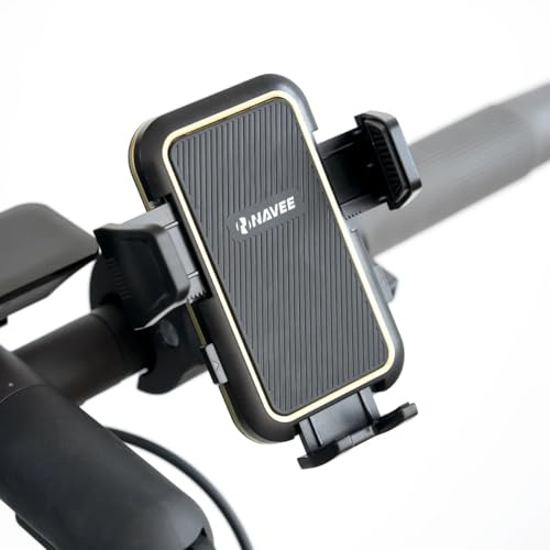 NAVEE Scooter Anti-Slip Mobile Phone Holder, Adjustable Phone Mount, Fits 4-6.5 inches Cellphone, Compatible with UT5, NT5, XT5, G5, GT3 & V Series and Other Brand Scooters (Not for ST3 / ST3 Pro)