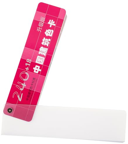 Ciieeo Schede Colore per Pittura Opache Ral Mazzetta Completa Angoli Arrotondati Carte Colorate Multiuso per Decorazione Interni e Architettura