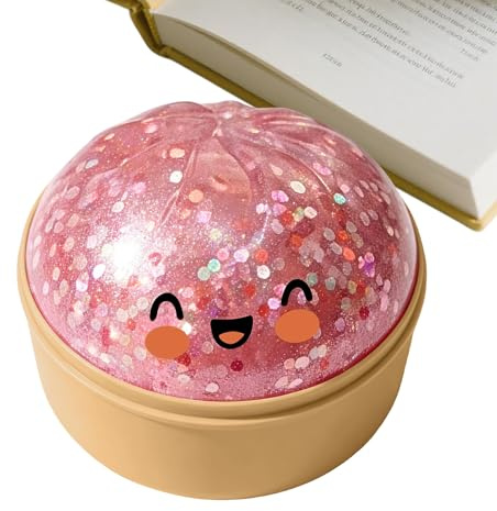 Gnocco Gigante Glitterato - Palla Antistress Gigante, Peluche Glitter Morbido E Divertente Per Decompressione E Dall'ansia, Grande Palla Sensoriale Antistress, Per Adulti E Bambini