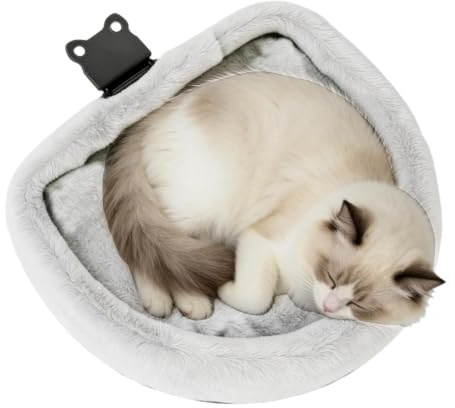 Hamaca para gatos de escritorio - Plegable y Lavable con Diseño de ,Sujeción para escritorio de cama para gato transpirable - para Interior, Oficina en Casa, Sala de Juegos, Mesas, Estanterías, Puerta