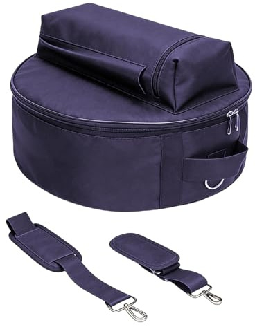 Yunmeryker Snare Drum Bag Trommel Schutz Oxford Stoff Tragetasche Schaumstoffpolster Drum Case mit Doppelreißverschluss für Geschenk Reise Konzert Aufbewahrung, Navy Blau