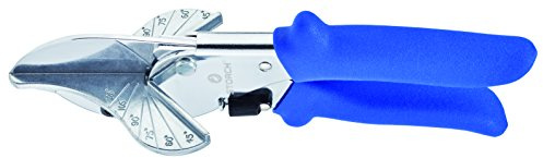STORCH Leistenschere, Gehrungsschere, Profilschere, Winkelverstellbar, Hartes Material, 45°-120° Skalierung, 60mm Schnittbreite