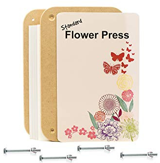 Peakdale blompress, vårstandard 275 x 175 mm rektangulär träblomspress