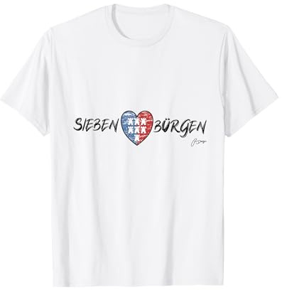 Pongratz Design | Siebenbürgisches Used Style Herz Design T-Shirt
