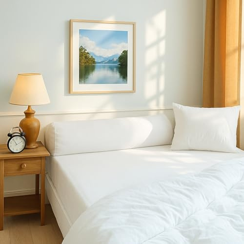 Blanrêve - Traversins Anti Acariens Moelleux - 160 cm - Lit 2 Personnes