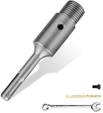 120 mm SDS Plus, codolo di prolunga per corona M22 e punta di centraggio, 8 x 110 mm