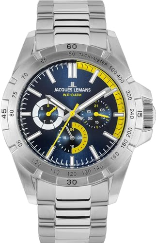 JACQUES LEMANS Herren-Uhren Analog Quarz