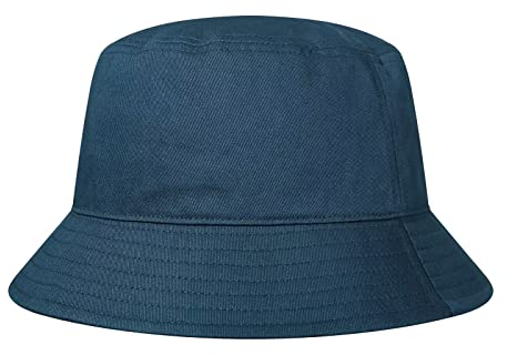 GADIEMKENSD Cotton Bucket Hat for Women Summer Sun Protection UPF 50 Bucket Hats for Mens Lightweight Portable Outdoor Travel Hat for Golf Travelling Hiking Camping Casual Navy