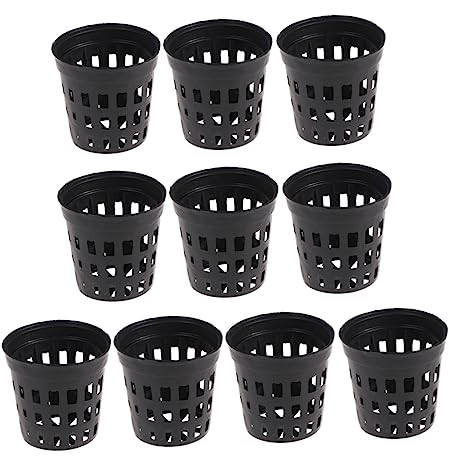 Cabilock 10stücke Wasserpflanzen Korb Aquarium Topf Pflanzkorb Für Wassergras Pflanztopf Für Wasserpflanzen Mit Löchern Für Drainage Hydrokultur Erde