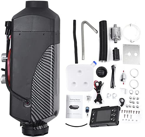 Chauffage à air disel, 12 V/24 V 2 kW - Moniteur de température LCD avec télécommande - Chauffe-disque à faible consommation - Réservoir de carburant de 10 l - Chauffage auxiliaire pour camion,