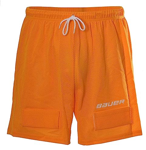 Bauer Hockey Core Mesh Jock Shorts, Youth (Youth Large) Yellow