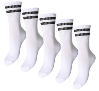 Pieces Pccally Socks 5-pack Noos Bc, Ljus vit, One Size