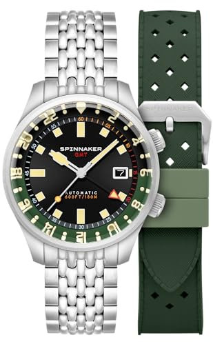 Spinnaker Bradner GMT Automatik, 42 mm, Gravel Black, Bradner GMT Automatic