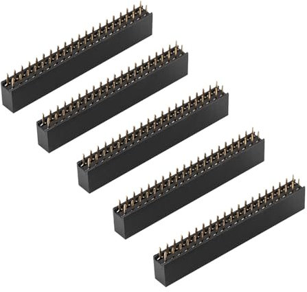 2x20 Pins 2,54 Mm Buchsenleiste RPi-Stecker mit Filigranem Design, Stabile Leistung, für Leiterplatten