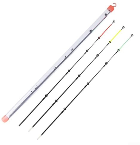 Angelrute Fiberglas Top Tip Feeder Karpfenrute M/L/H 50–120 g Top Tip Repair Angeln Zubehör für verschiedene Angelumgebungen (356)