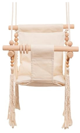 Oshhni Babyschaukel Hängeschaukel, Kleinkinderschaukel, Babyhängematte für Kinder Garten Schlafzimmer