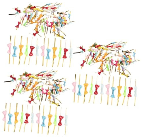 minkissy Twist Ties 300 Stk Lebensmittel-verschlussclip Geschenktüten Lutscherschleife Selber Machen Siegelbögen Lutscher-bögen Dichtbänder Selber Machen Kabelbinder Polyester