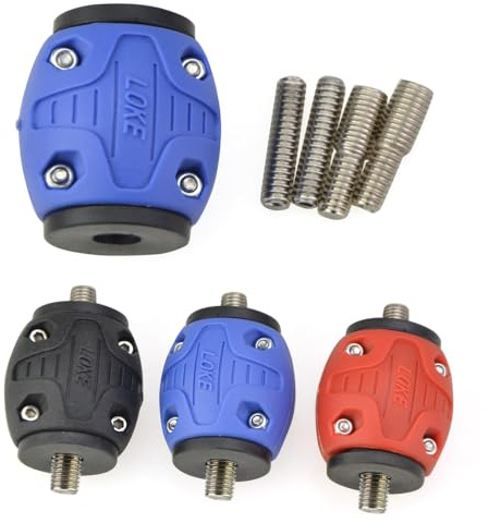 Poearcus Bogenschießen Bogen Stabilisator Ball Dämpfer Recurve Compound Bogen Schalldämpfer Stoßdämpfer Balance Bar Vibrationsdämpferfür Recurve Compound Bogen (blau)