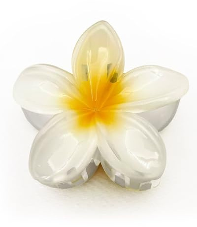 1 pince à cheveux fleurie, Grandes pinces à cheveux en forme de fleur, Pinces à cheveux antidérapantes pour femmes, Accessoires capillaires pour cheveux épais et fins, Mignonnes pinces à cheveux