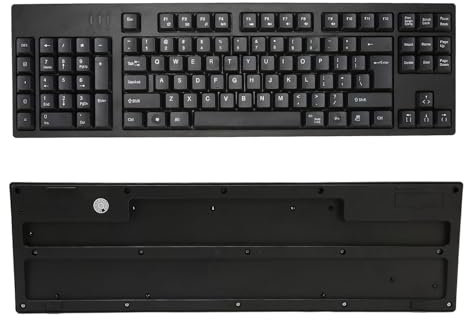 Aumotop Left Handed Keyboard Ergonomic Layout 109 Keys USB Plug and Play Office Keyboard Business Accounting Designer
