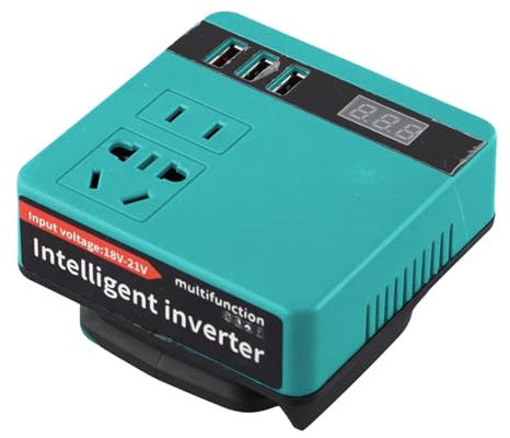 Inverter di alimentazione portatile - Slearat elettrico portatile, trasformatore convertitore di alimentazione con display corrente | Carica per convertitore batteria da campeggio all'aperto