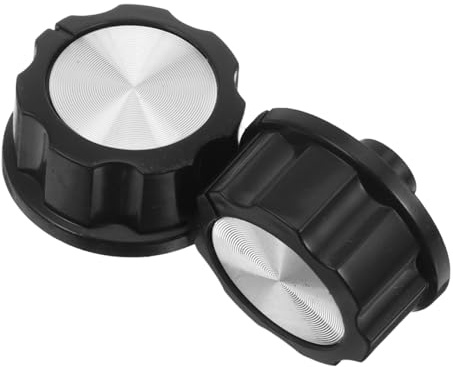 Perilla de Control Negra Abs 2 Piezas para Horno, Botón