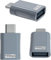 HappyMots - Adaptateur USB C vers USB 3.0 (3.1) OTG | Vitesse 10 Go | Corps en Zinc de qualité supérieure avec Haute résistance à la Chaleur | Adaptateur USB vers Type-C | Câble de Conversion Femelle