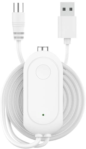 Amplificatore Antenna TV 2025 – Signal Booster Digitale HD da 24dB per Antenna Interna, Risolve Canali Pixelati, Supporta Smart TV HD VHF/UHF (Bianca) Signal Booster