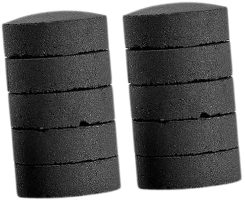 Yardwe 10piezas Barbacoa Vegetal Pastillas para Parrilla Al Aire Picnic y Hogar Vegetal Sin Humo Fácil De Encender