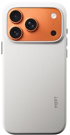 MOFT für iPhone 17 Pro Hülle, MOVAS Vegane Ledertasche Magnetische Hülle, Weicher Anschlag, Farberhaltung, Fleckenresistent, Leicht zu Reinigen, Neblige Bucht