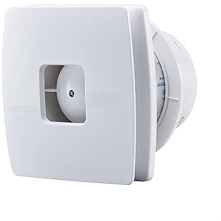 Estrattore Aria Ventilatore di scarico silenzioso for la casa da 4 pollici for bagno, soffitto, finestra, montaggio a parete, potente aspiratore d'aria con valvola di ritegno Ventilatore di Condotto