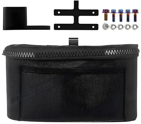 Cup Holder – Waterproof Biking Storage, Front Motorcycle Holder Bag, Secure Drink Carrying Feature, Adjustable Handlebar Attachment, Accessory for Touring, Cruising, Commuting