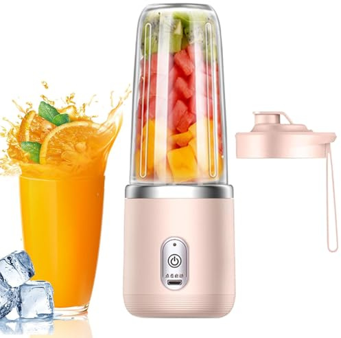 Personal Blender, Portable Blender Smoothies Maker, To-Go Fruit Mixer, Multi-Functional Food Mixer Traveling Fruit Veggie Juicer Cup For Home,Sport,Camping