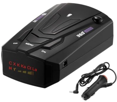 Speeder Pro Radarwarner,blitzerwarner Für Auto Testsieger (Schwarz) | 360° Protection & Voice Prompts, False Alarm Protection, Compact Design
