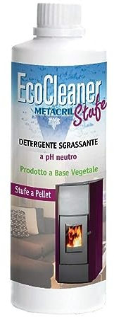 EcoCleaner Stufe Nettoyant et dégraissant pH neutre à base végétale pour cheminées et poêles à granulés, 500 ml