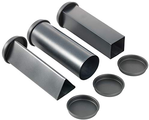 RBV Birkmann, 210189, Laib und Seele, Partybrot-Backröhren, 3-teilig, geometrische Formen