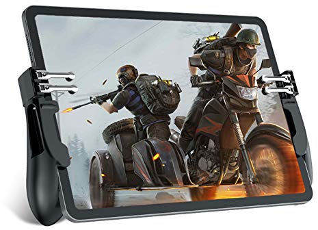 Ozkak Tablet Game Controller Universal 4 Triggers Gaming Grip Gamepad Joystick L1R1 L2R2 for PUBG iPad Android iOS Samsung